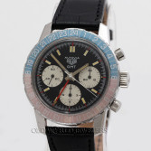 Heuer Vintage Autavia GMT Ref 2446C Steel Black Dial